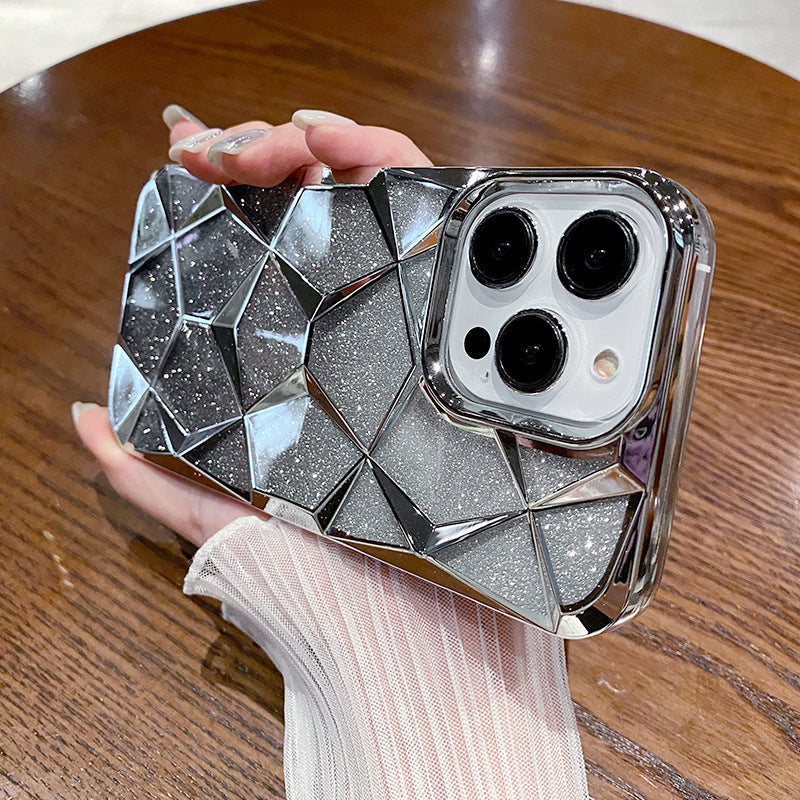 New Bling Electroplated Glitter Soft Phone Case for iPhone