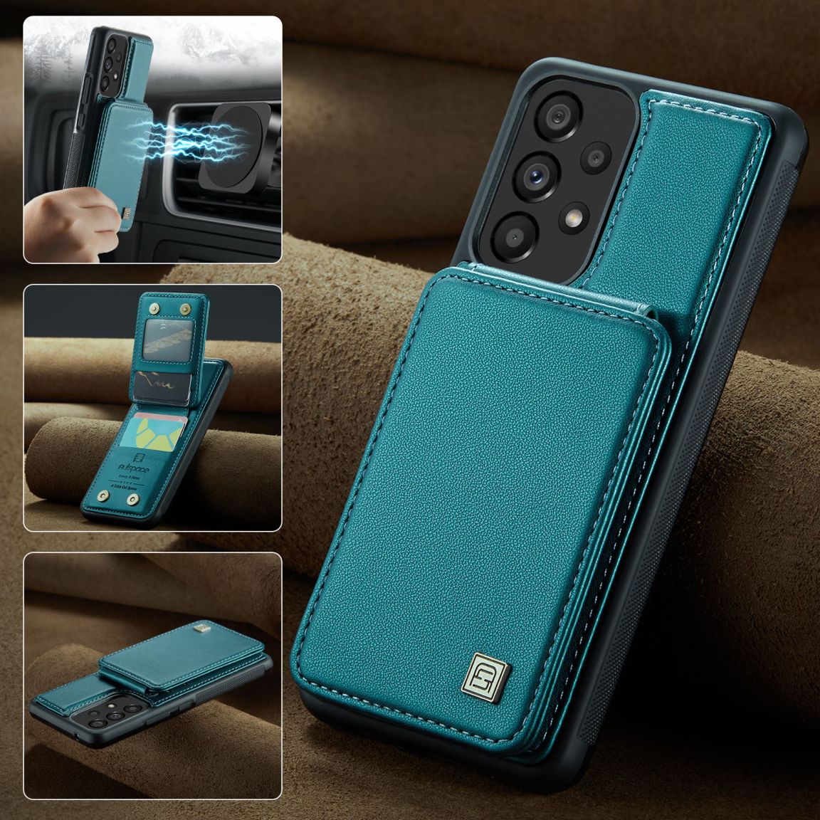 New RFID Blocking Card Holder Phone Case for Samsung