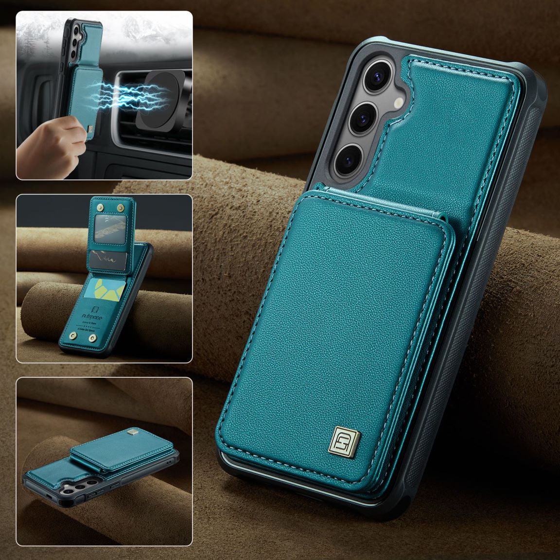 New RFID Blocking Card Holder Phone Case for Samsung