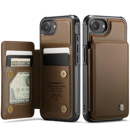 New RFID Blocking Card Holder Leather Phone Case for iPhone