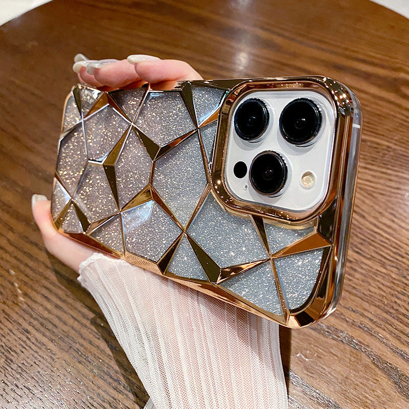 New Bling Electroplated Glitter Soft Phone Case for iPhone